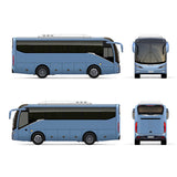 Single front windshield, 9m 2-axle Tourist Bus C08