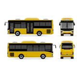8m 2-steps Floor CNG City Bus B07CN